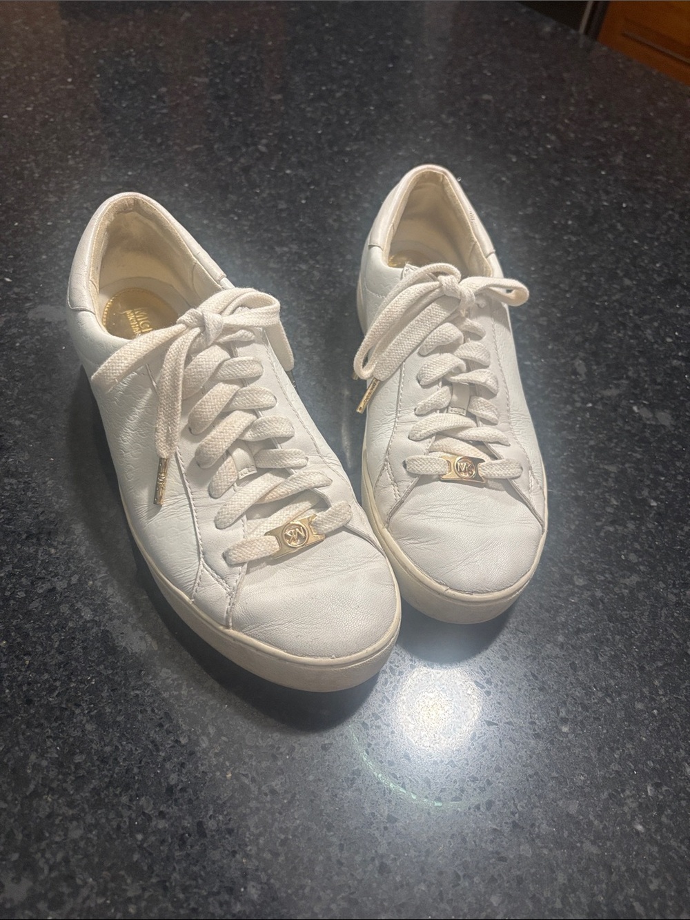 Michael Kors Leather Tennis Shoes